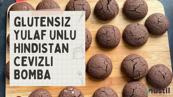 Glutensiz Yulaf Unlu Hindistan Cevizli Bomba