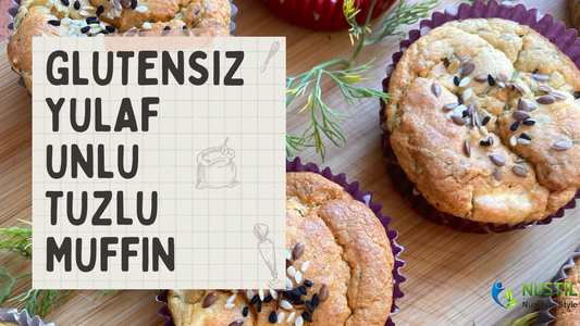 Glutensiz Yulaf Unlu Tuzlu Muffin