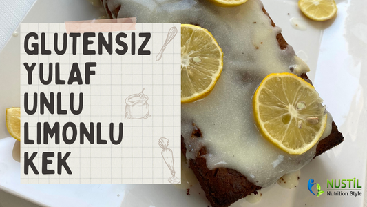 Glutensiz Yulaf Unlu Limonlu Kek