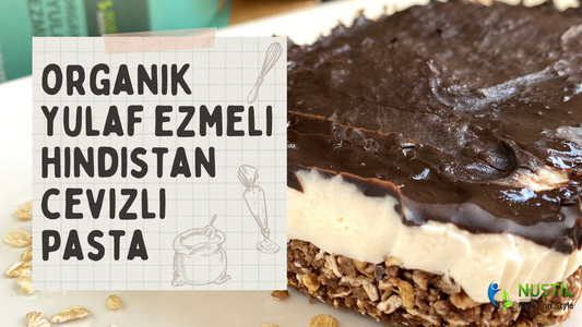 Organik Yulaf Ezmeli Hindistan Cevizli Pasta