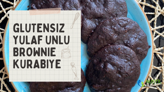 Glutensiz Yulaf Unlu Brownie Kurabiye