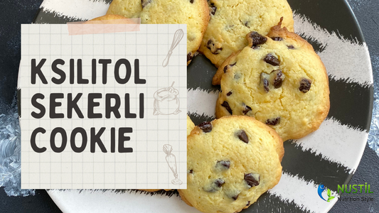 Ksilitol Şekerli Chocolate Chip Cookie