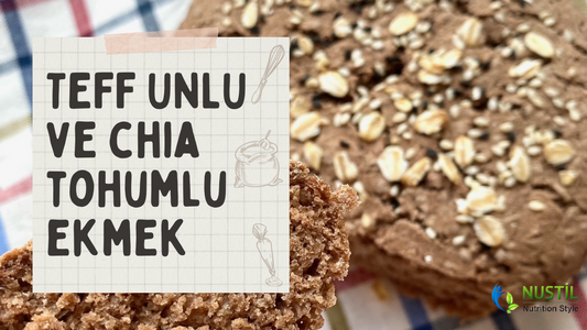 Teff Unlu ve Chia Tohumlu Ekmek