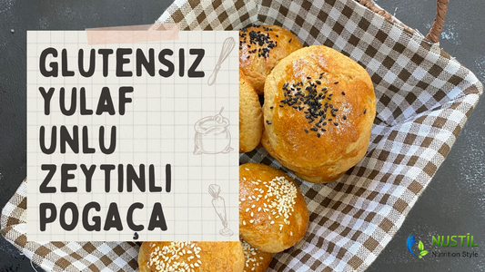 Glutensiz Yulaf Unlu Zeytinli Poğaça