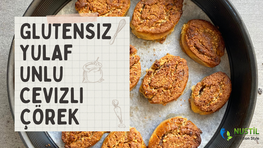 Glutensiz Yulaf Unlu Cevizli Çörek