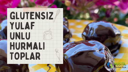 Glutensiz Yulaf Unlu Hurmalı Toplar