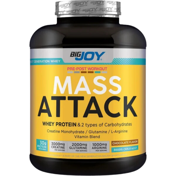BİGJOY Sports Mass Attack Çikolata 3000g