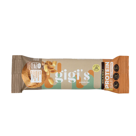 GİGİ'S- Yer -Fıstıklı -Kolajenli -Yüksek Protein- Bar