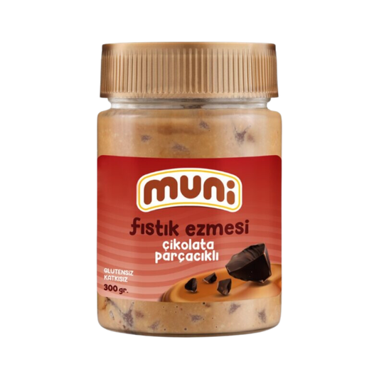 MUNİ Çikolata Parçacıklı Fıstık Ezmesi 300g