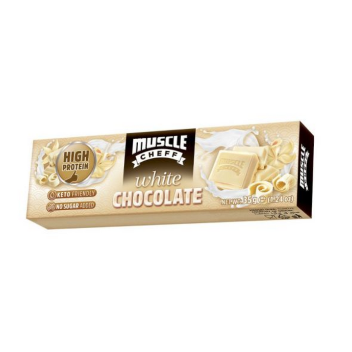 MUSCLE CHEFF Proteinli Beyaz Çikolata (35g)
