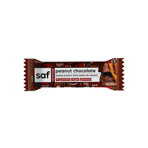 SAF Peanut Chocolate High Protein Bar 50g