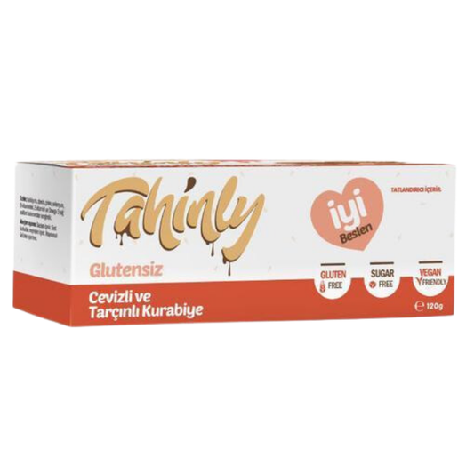 Tahinly Glutensiz Cevizli ve Tarçınlı Kurabiye 120 g