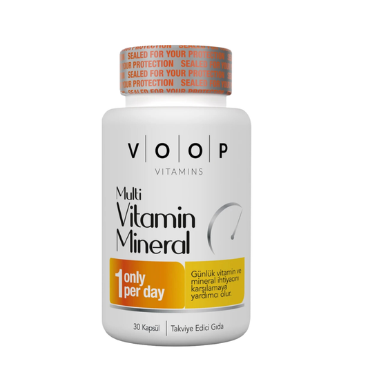 VOOP Multivitamin ve Mineral İçeren Kapsül Takviye Edici Gıda 30 Kapsül
