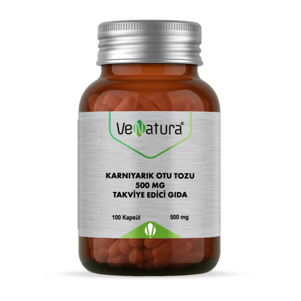 VENATURA Karnıyarık Otu Tozu 500mg 100 Kapsül