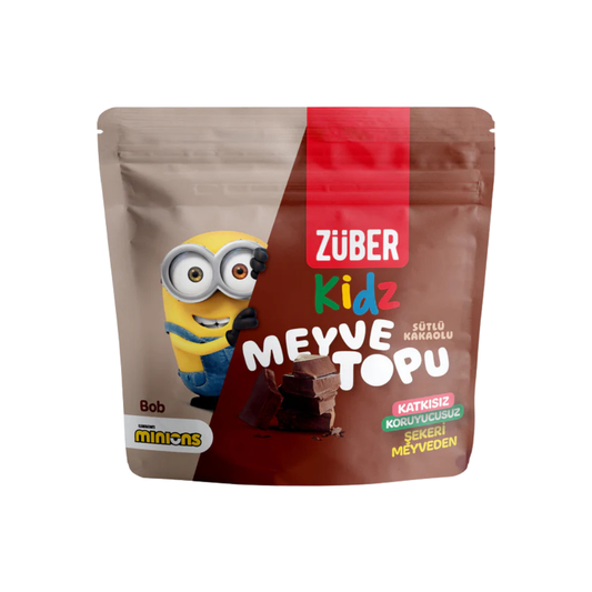 ZÜBER Kidz Sütlü Kakaolu Meyve Topu 42gr