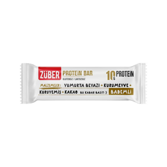 ZÜBER -Protein -Bar -Bademli -Glutensiz -40g
