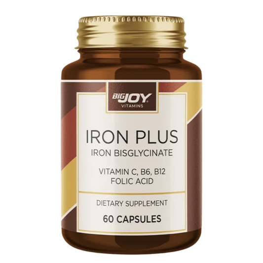 BİGJOY Vitamins Iron Plus 60 Kapsül