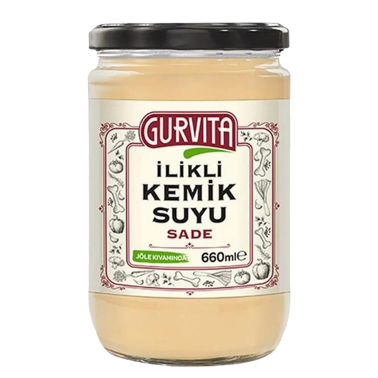 GURVİTA Dana İlikli Kemik Suyu Sade 660ml