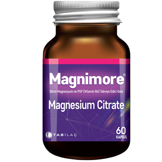 MAGNİMORE Magnesium Citrate 60 Kapsül