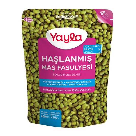 YAYLA Haşlanmış Maş Fasulyesi 400g