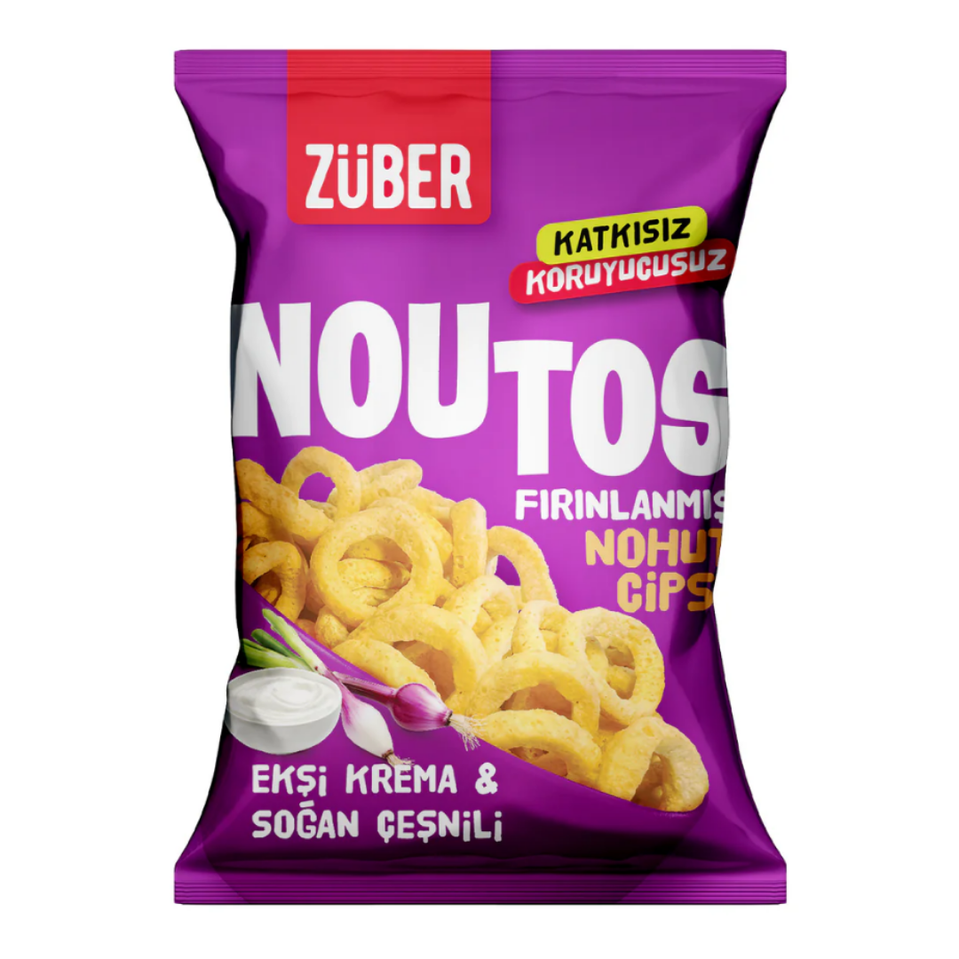 Züber noutos ekşi krema & soğanlı nohut cipsi 55G X 15 adet – 442 TL (tanesi 30 TL)