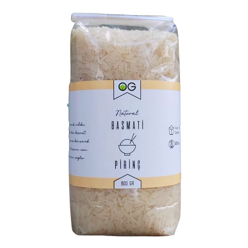 OG NATURAL Basmati Pirinç 800 G