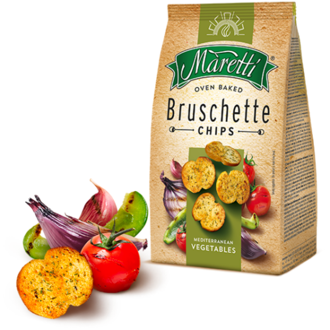 MARETTİ Bruschette Vegetables Chips 70g – Özel Beslenme