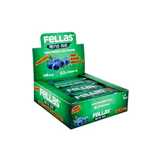 FELLAS Chia Yaban Mersini Meyve Bar 40G X 12