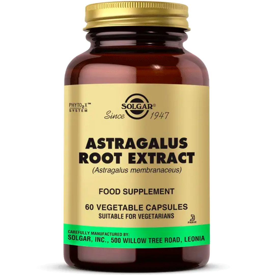SOLGAR Astragalus Root Extract 60 Kapsül Özel Beslenme