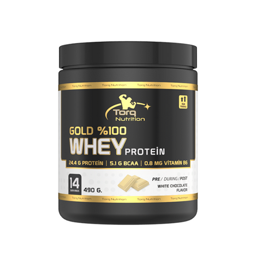 TORQ NUTRİTİON Gold %100 Whey Protein Beyaz Çikolatalı 490 Gr