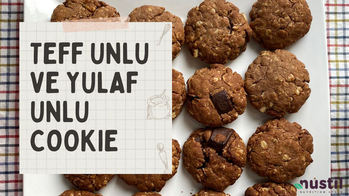 Teff Unlu ve Yulaf Unlu Cookie