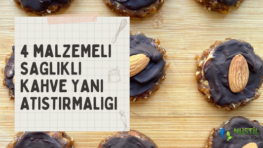 4 Malzemeli Sağlıklı Kahve Yanı Atıştırmalığı