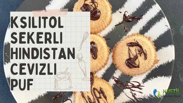 Ksilitol Şekerli Hindistan Cevizi Pufu