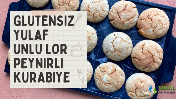 Glutensiz Yulaf Unlu Lor Peynirli Kurabiye