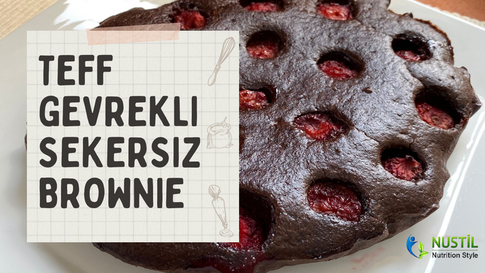 Teff Gevrekli Şekersiz Brownie