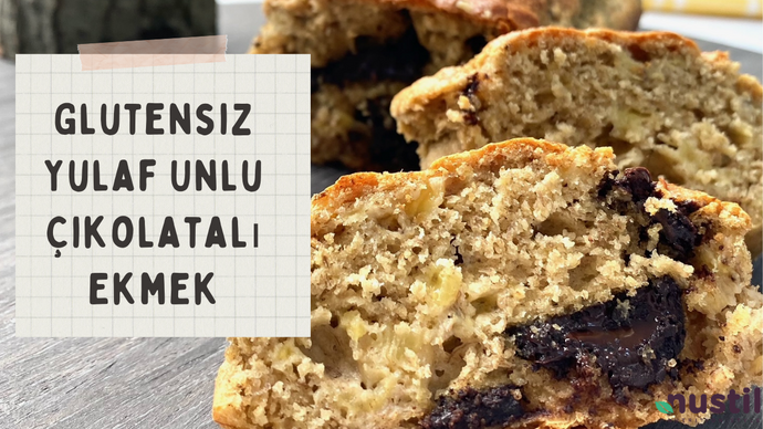 Glutensiz Yulaf Unlu Çikolatalı Ekmek