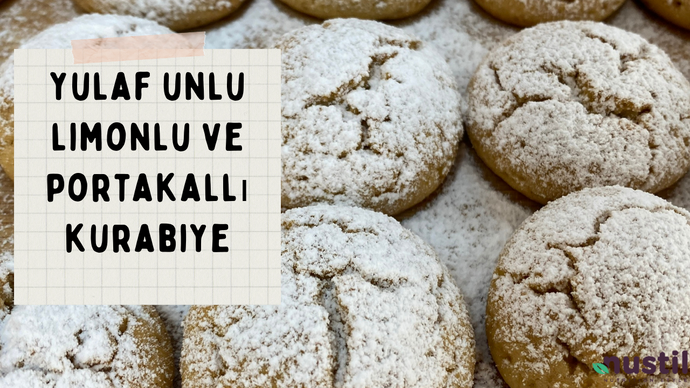 Yulaf Unlu Limonlu ve Portakallı Kurabiye Tarifi