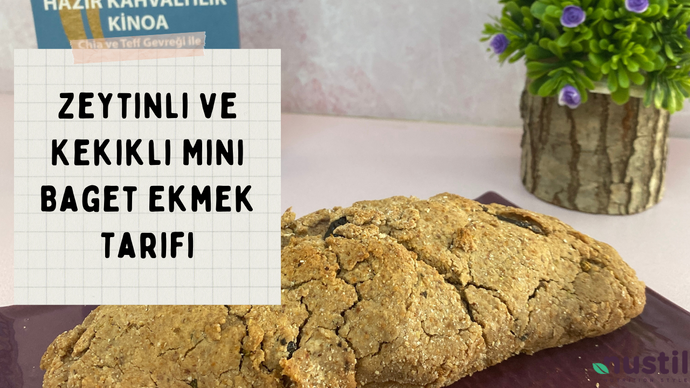 Zeytinli ve Kekikli Mini Baget Ekmek Tarifi