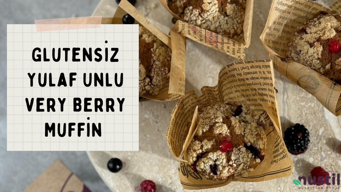 Glutensiz Yulaf Unlu Very Berry Muffin