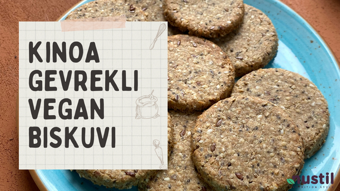 Kinoa Gevrekli Vegan Bisküvi