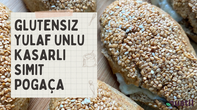 Glutensiz Yulaf Unlu Kaşarlı Simit Poğaça