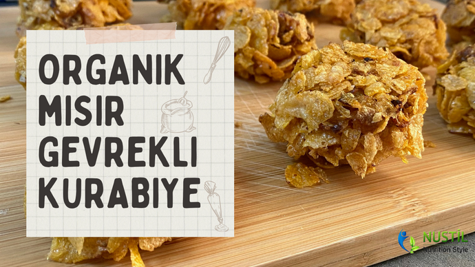 Organik Mısır Gevrekli Kurabiye