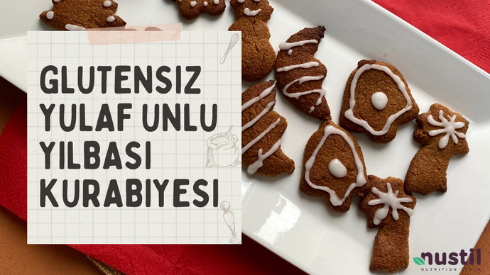 Glutensiz Yulaf Unlu Yılbaşı Kurabiyesi