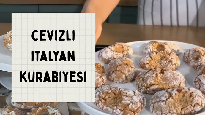 Cevizli İtalyan Kurabiyesi