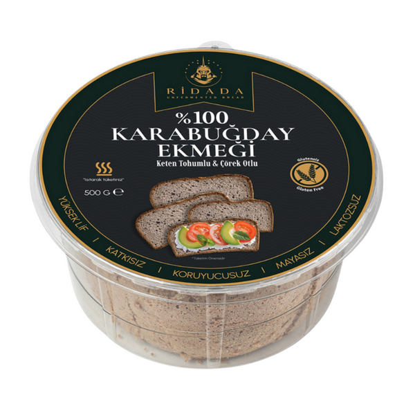 RİDADA %100 Karabuğday Ekmeği (Glutensiz) 500g