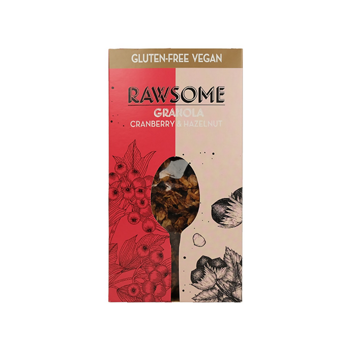 RAWSOME Cranberry & Fındıklı Granola 250g