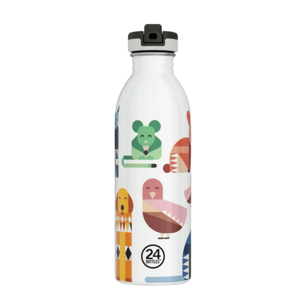 24BOTTLES Kids Bottle Best Friends Paslanmaz Çelik Çocuk Su Matarası 500ml