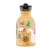 24BOTTLES Kids Bottle Farm Friends Pipetli Paslanmaz Çelik Çocuk Su Matarası 250ml