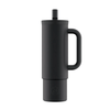 24BOTTLES Straw Cup Tuxedo Black Pipetli Paslanmaz Çelik Termos 800ml