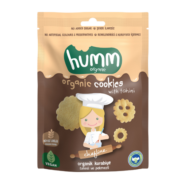 HUMM Organik Tahinli ve Pekmezli Vegan Kurabiye 55g